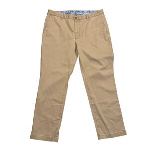 Tommy Bahama Boracay Chino Pants Mens 38x30 Khaki Tan Straight Leg Cotton Blend